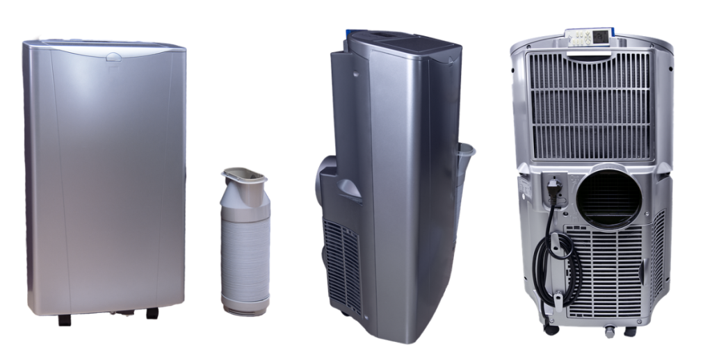 Mobiele airco-eenheid geschikt voor gezinnen, compact en draagbaar ontwerp voor koeling in huis